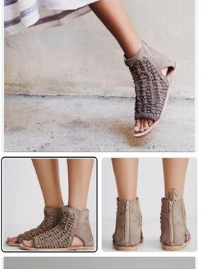 Free People Island Cruiser suede ankle sandals
$129 original price sz 39 (8.5)